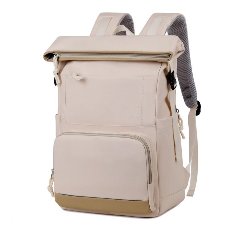 Custom Roll Top Laptop Backpack for Commuting