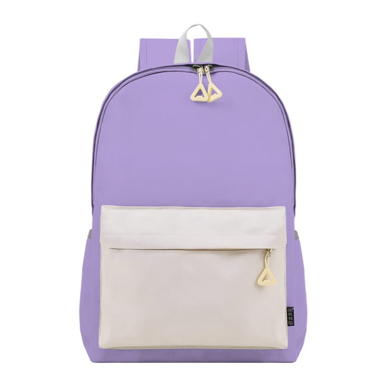 Custom Contrast Color Lightweight School Backpack