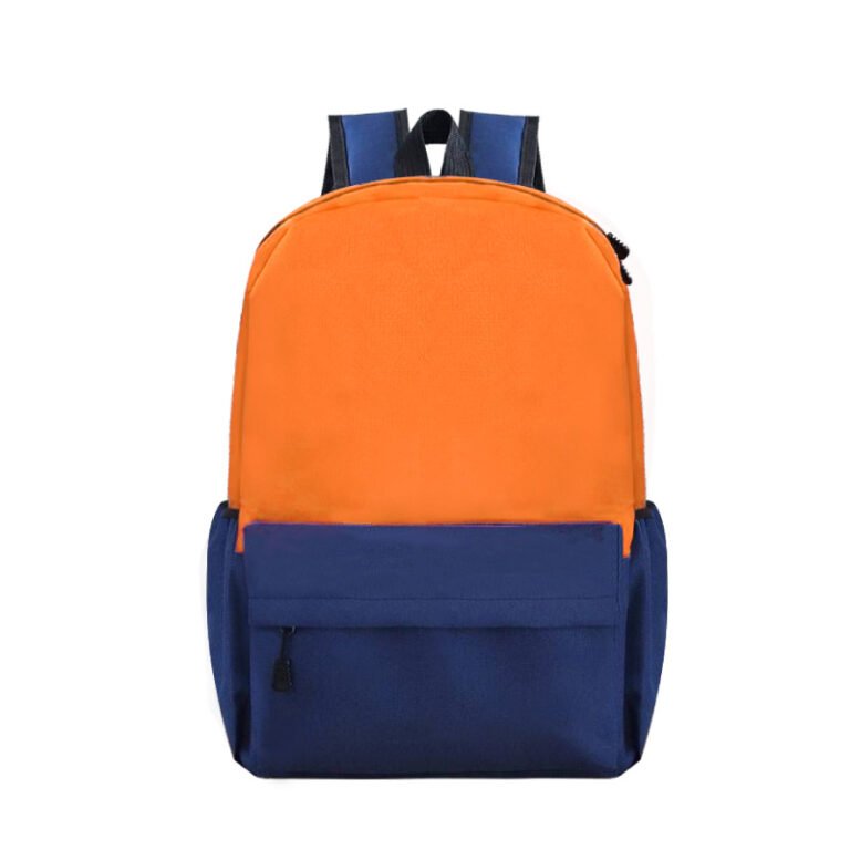 Custom Two Tone School Backpack in 9 Colors