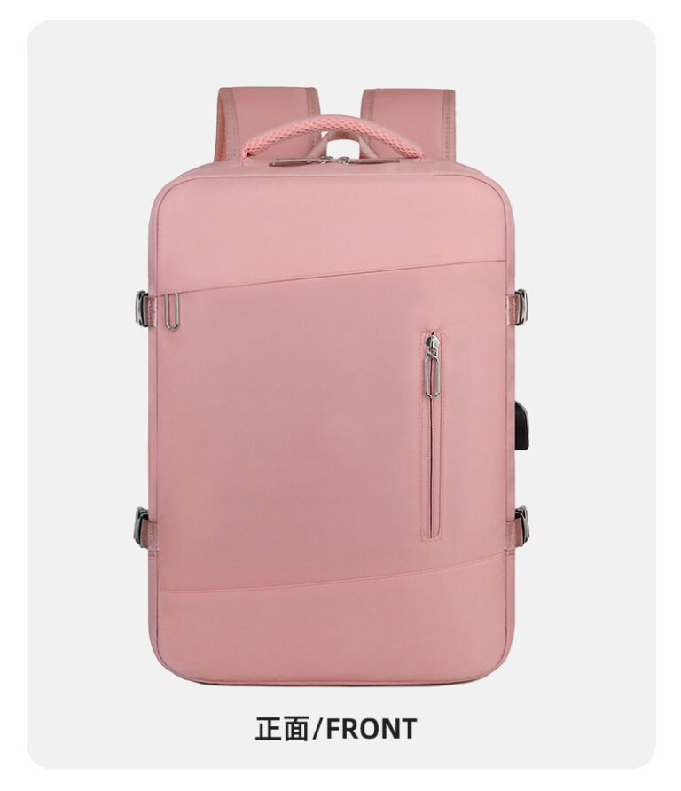 Custom Expandable Carry On Laptop Backpack with USB Port